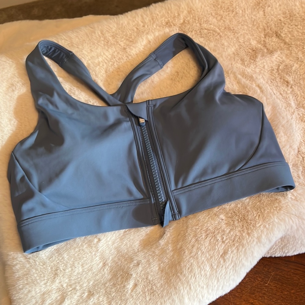 Athleta zip up sports bra